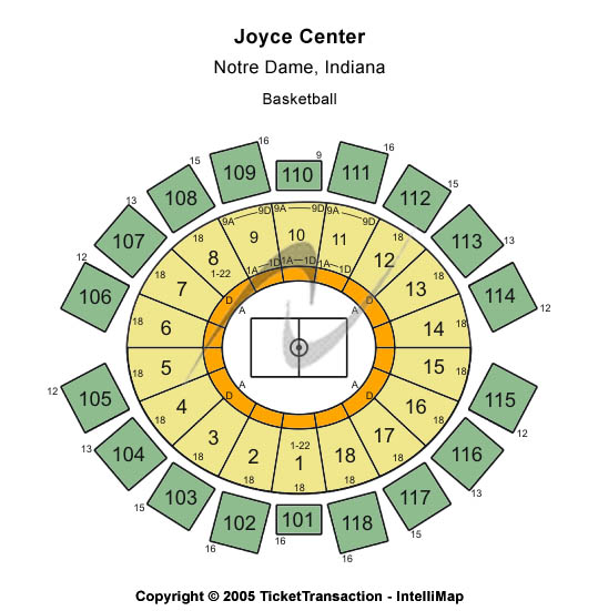 Notre Dame Fighting Irish vs. Rutgers Scarlet Knights Tickets 2012-02-15 Notre Dame, IN, Joyce Center