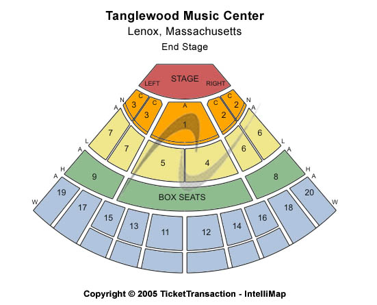 Hall Tanglewood Seating Chart