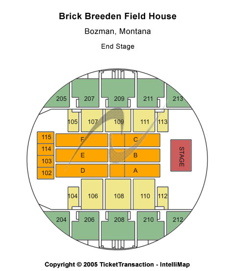 Image of Montana State Bobcats vs. Rocky Mountain Battlin' Bears~ Montana State Bobcats ~ Bozeman ~ Brick Breeden Fieldhouse ~ 11/14/2021 02:00
