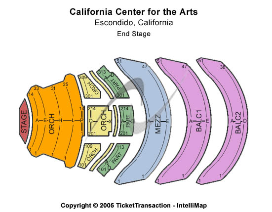 View Seating Map