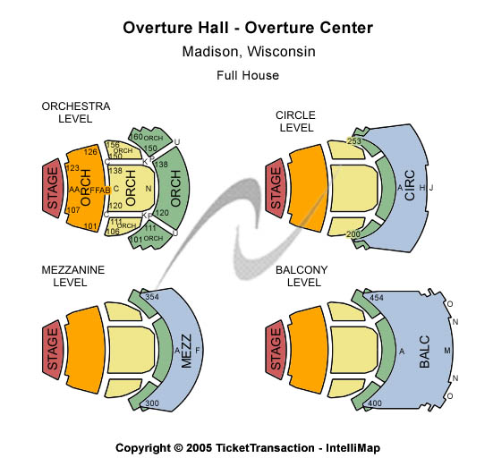 Flashdance Tickets 20140228 Madison, WI, Overture Center for the Arts