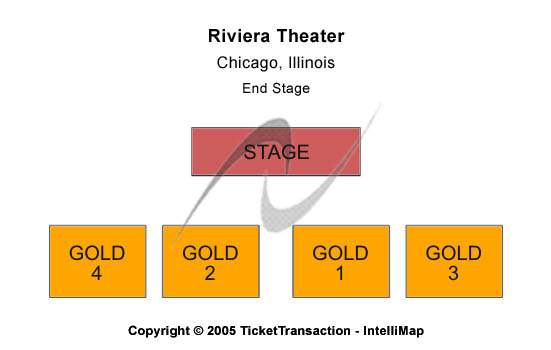 Lotus Tickets 2015-11-27  Chicago, IL, Riviera Theatre - IL