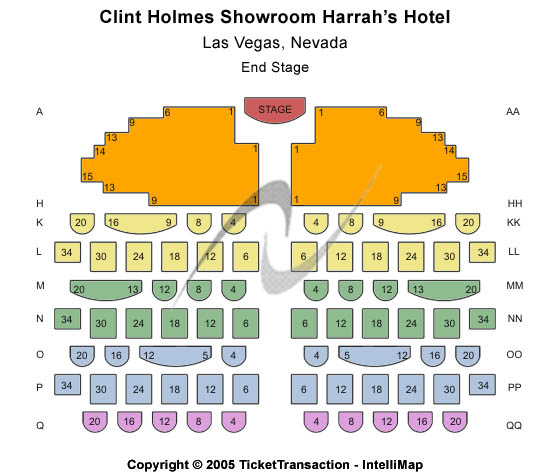 Legends In Concert Tickets 2012-04-23 Las Vegas, NV, Harrah's Showroom