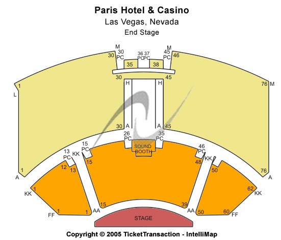 Anthony Cools Tickets 2015-11-08  Las Vegas, NV, Anthony Cools Experience - Paris Hotel & Casino