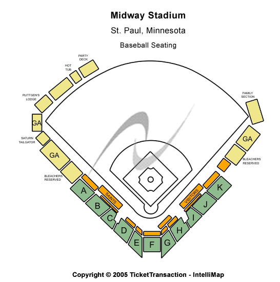 Midway Stadium Seating Chart
