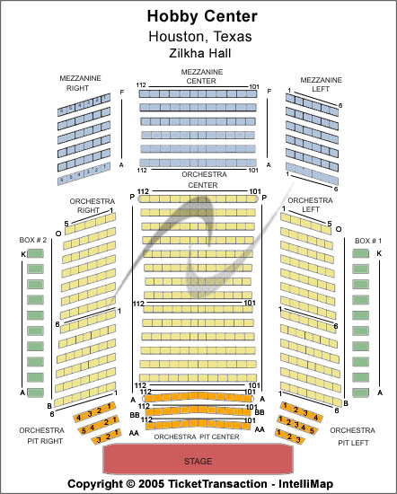 Hobby Seating Chart