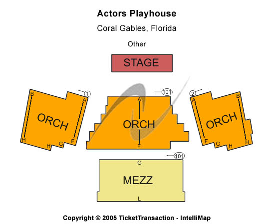 Lunar Eclipse Actors Playhouse - FL seating chart