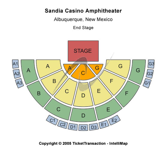 Isleta Casino Concert Seating Chart