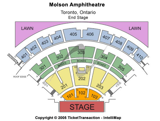 View the Molson Amphitheatre