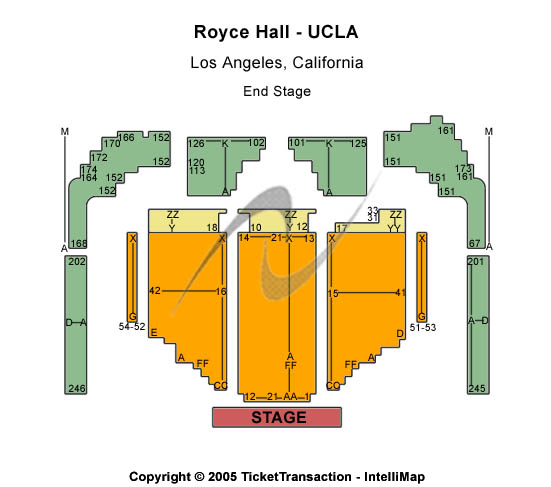 Cedar Lake Contemporary Ballet Tickets 2012-04-27 Los Angeles, CA, Royce Hall - UCLA