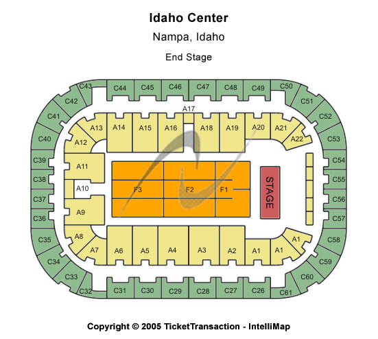 Ford Arena Nampa Seating Chart