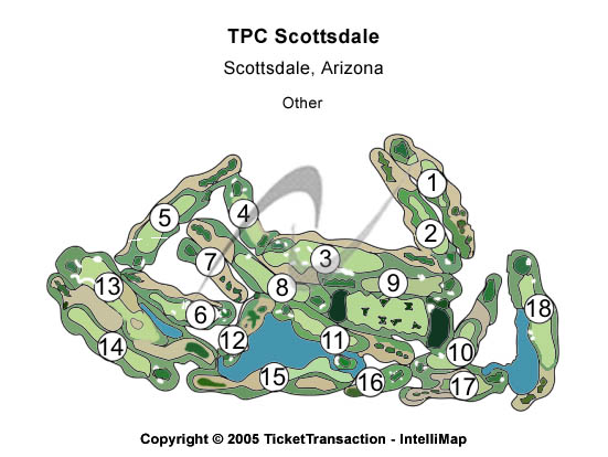 Image of Waste Management Phoenix Open - Wednesday~ PGA Tour ~ Scottsdale ~ TPC Scottsdale ~ 02/09/2022 08:00