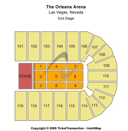 Alvin and The Chipmunks Tickets 2015-12-02  Las Vegas, NV, Orleans Arena - The Orleans Hotel
