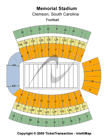 Clemson Tigers vs. Miami Hurricanes Tickets 2010-10-02 Clemson, SC, Clemson Memorial Stadium