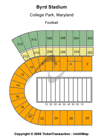 Maryland Terrapins vs. Duke Blue Devils Tickets 2010-10-02 College Park, MD, Byrd Stadium