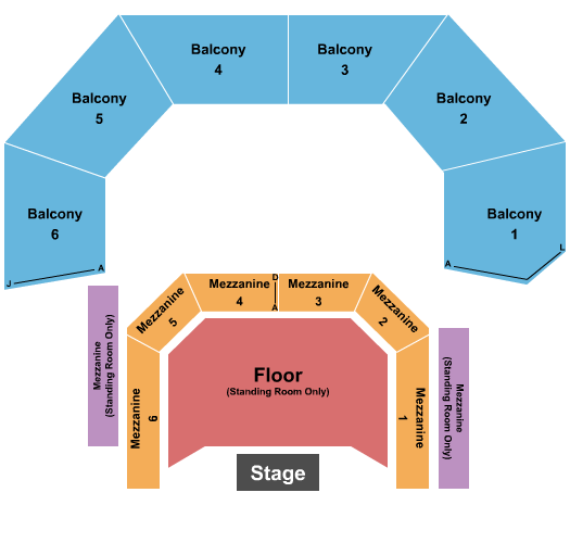 ACL Live At The Moody Theater seating-chart
