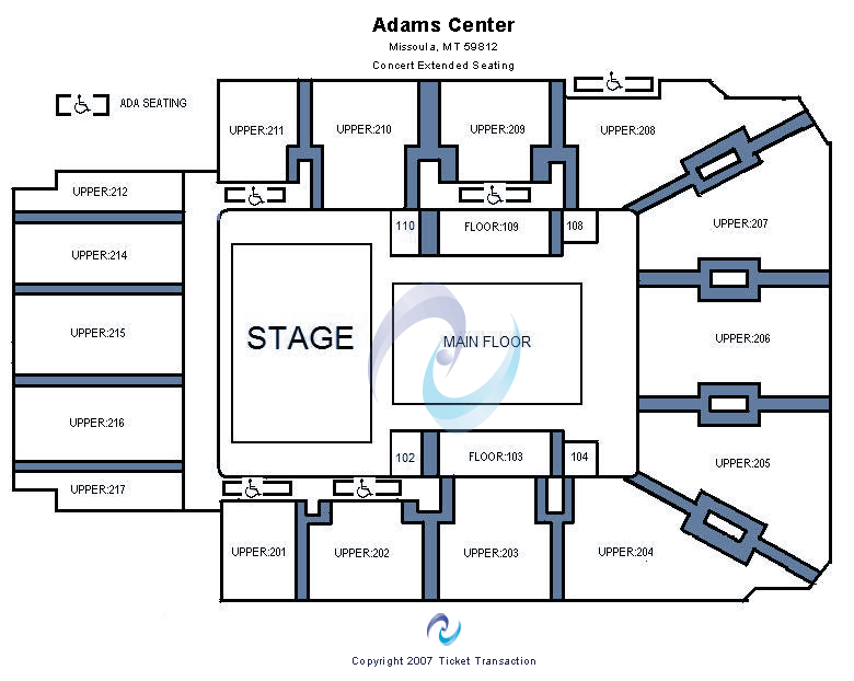 Dahlberg Arena Seating Chart