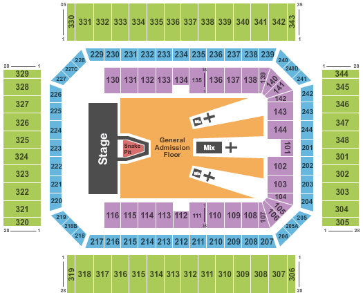 Soaring Eagle Concert Seating Chart