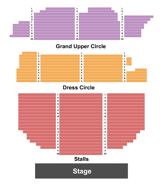 Seating Chart for Riverdance, 