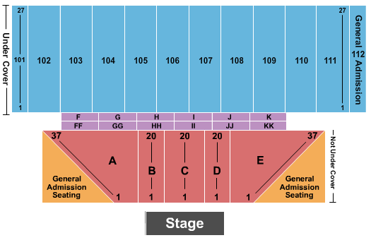 Allentown Fairgrounds seating-chart