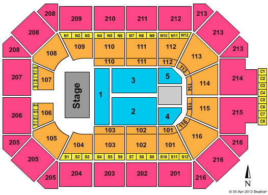 Allstate Arena Seating Chart View