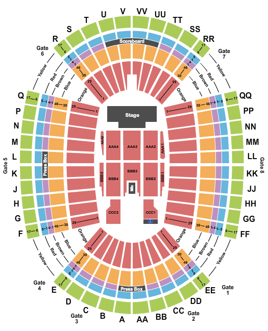 Aloha Stadium Seating Chart Cardi B