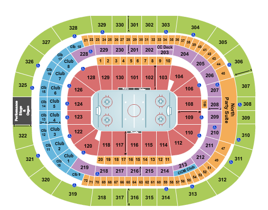 Amalie Arena Seating Chart With Rows And Seat Numbers