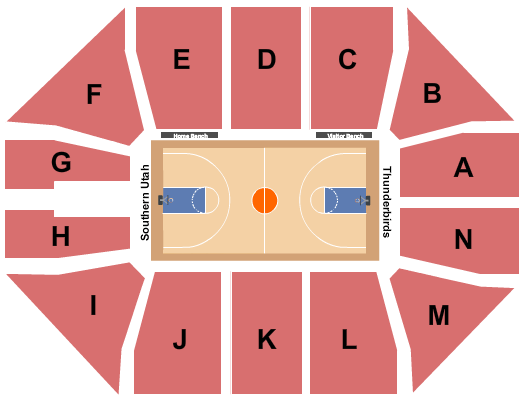 Image of Southern Utah Thunderbirds vs. Sacramento State Hornets~ Southern Utah Thunderbirds ~ Cedar City ~ America First Event Center ~ 12/30/2021 07:00