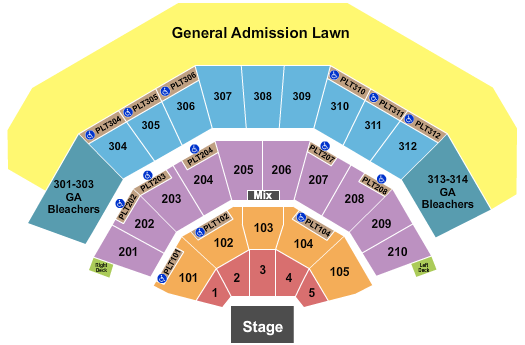 American Family Insurance Amphitheater seating-chart