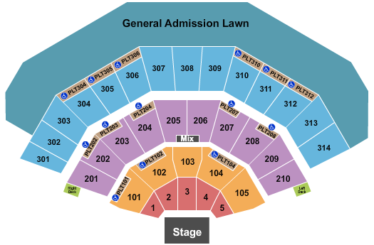 American Family Insurance Amphitheater seating-chart