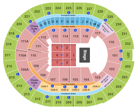 Amway Center Floor Seating Chart