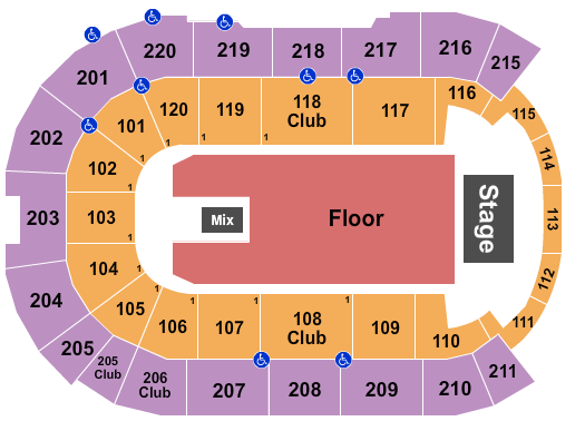 Angel of the Winds Arena seating-chart