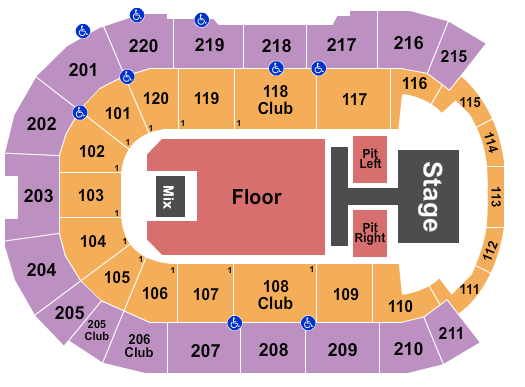 Angel of the Winds Arena seating-chart