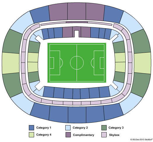 2014 World Cup: Match 2 - Mexico vs. Cameroon Tickets 2014-06-13  Natal, RN, Arena das Dunas - Natal