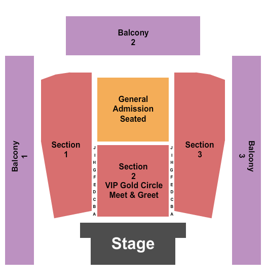 Seating Chart for Suzanne Vega, Analog Kids - Rush Tribute, Jose Gonzalez