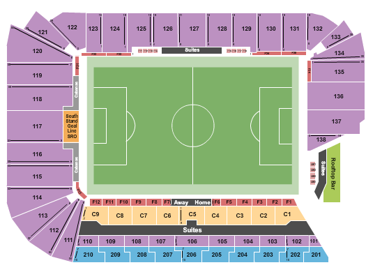 Seatmap for audi field