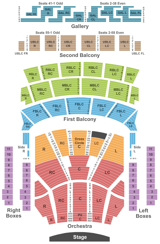 Twyla Tharp Tickets 2015-11-05  Chicago, IL, Auditorium Theatre - IL