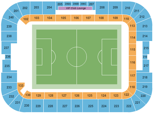 Bbva Dynamo Stadium Seating Chart