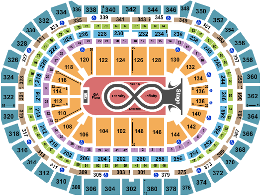 Ball Arena seating-chart