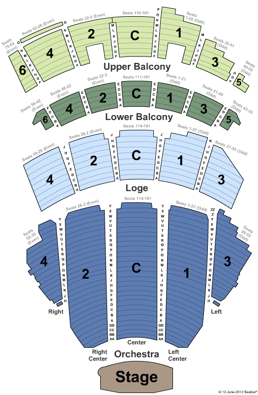 Cyndi Lauper, Sarah McLachlan & Adam Lambert Tickets 2012-12-08 New York, NY, Beacon Theatre