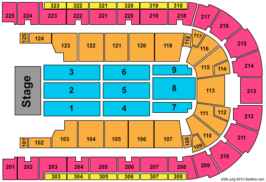 Boardwalk Hall Seating Chart Concerts