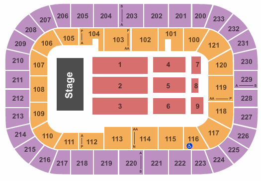 Bon Secours Wellness Arena Seating Chart