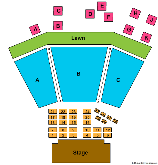 Lithia Motors Amphitheater Seating Chart
