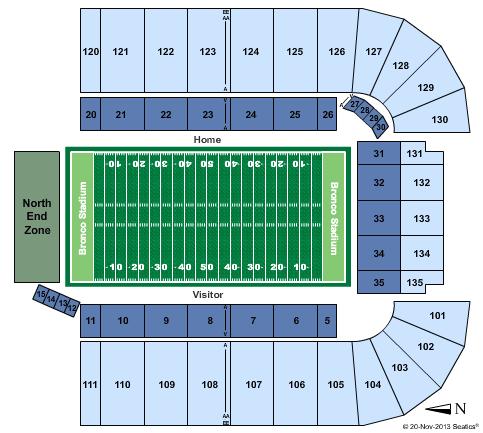 unknown Boise State Broncos Vs. Wyoming Cowboys