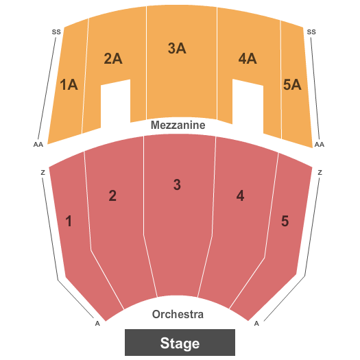 Seatmap for bruton theatre