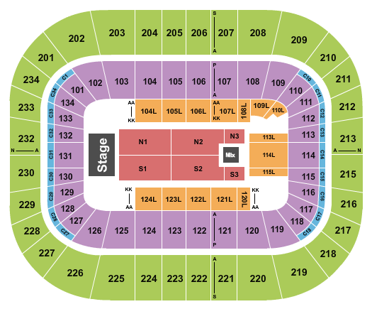 Bryce Jordan Center seating-chart