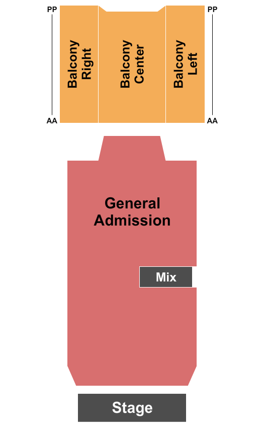 Seatmap for buckhead theatre