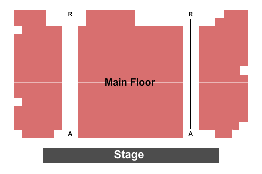 Seatmap for burlington capitol theater