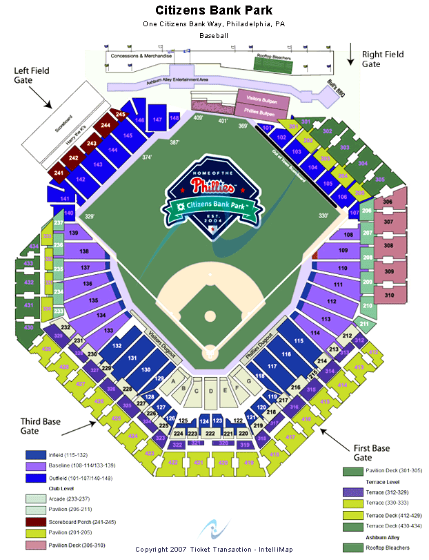 Reading Phillies Stadium Seating Chart