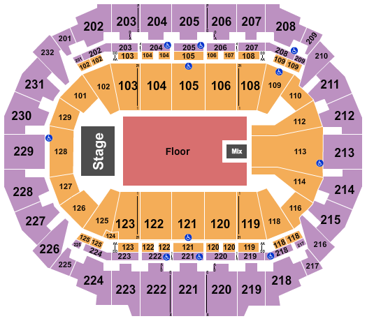 Seether CHI Health Center Omaha seating chart